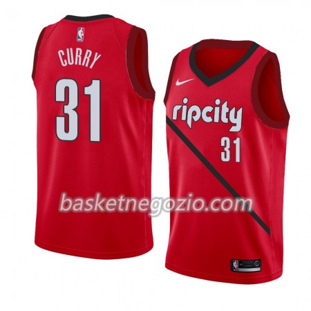 Canotte Uomo Portland Trail Blazers Seth Curry 31 2018-19 Nike Rosso Swingman